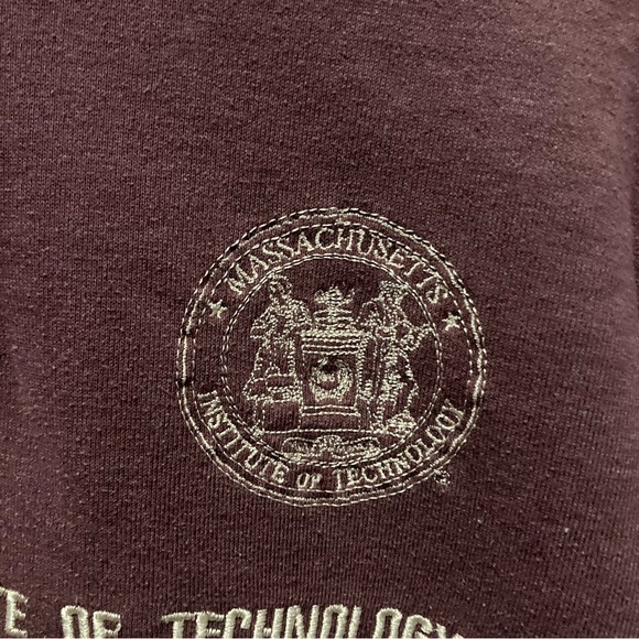 MIT jansport embroidered university fleece quarter zip - Picture 4 of 8